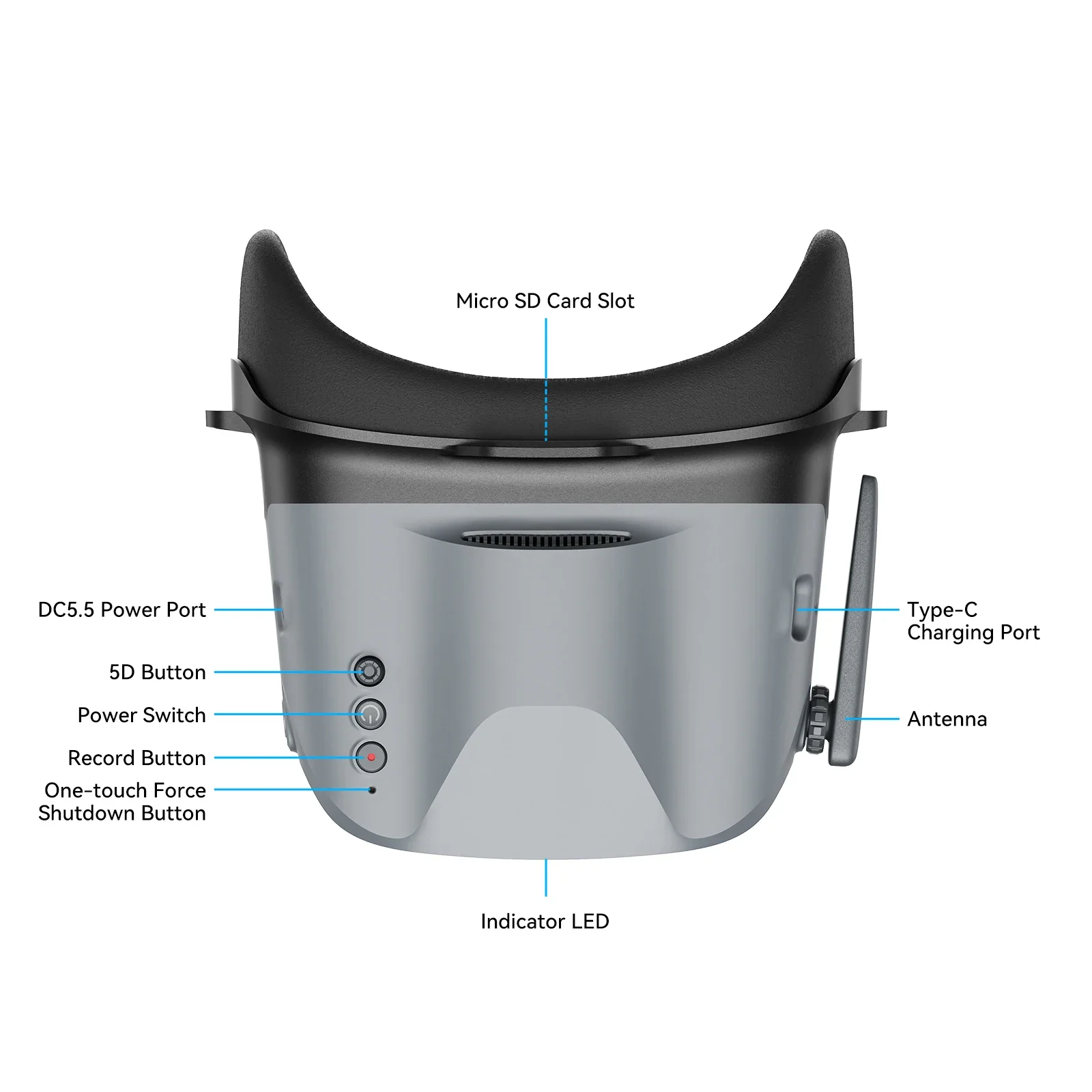 Nuovi Occhiali FPV BETAFPV VR0 - Skyzone Cobra X V2 Fpv Goggles recensione e prezzo